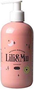 Lili&Mu Creme pour Femme Enceinte 300 ml | Crème Anti-vergetures et Améliore L'élasticité Hydrate | Baume Hydratante au Beurre de Karité et aux Huiles Naturelles | Lotion pour les Peaux Sèches