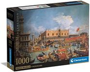 Clementoni 39792 Italy Museum Collection Canaletto, The Return of The Bucentaur at The Molo on Ascension Day 1000 Pieces, Jigsaw Puzzle, Multi-Coloured