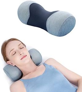 Say Goodbye to Neck Pain with Bespilow Neck Support Pillow,Cervical Neck Roll Memory Foam Pillow,Cervical Traction Device,Neck Stretcher for Tension Muscle Relief Therapy,Neck & Shoulder Pain Relaxer