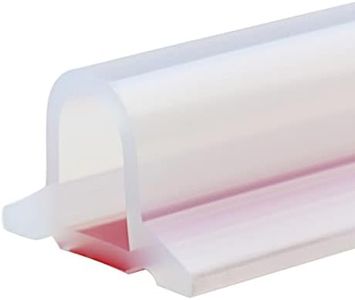 Duzzy 118 Inch Collapsible Shower Threshold Water Dam, Ideal for Wheelchair Accessible, Suitable for Accessibility ADA Handicap Showers