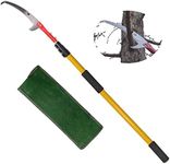 SUNORCHID Telescopic Tree Pruner 14 Foot Pole Saw Extendable Long Reach Tree Pruning Saw Tree Loppers for Pruning and Trimming Branches and Leaves