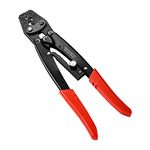 Dechengbao HS16 lug crimping tool Ratchet Terminal Crimping Tool Used for 1.25-16 mm² Non-Insulated Terminal Ratchet Crimping Plier，Ratchet Terminal Crimping Tool