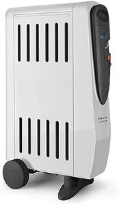 Taurus Tuareg 1500 - Radiateurà bain dʼhuile 1500W, 3 niveaux de puissance, Double effet : radiation et convection, Thermostat, Humidificateur intégré, Poignée et roues, Rangement de câble, Gris