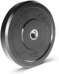 Steelbody Olympic Rubber Bumper Weight Plate - 10 lb. / 25 lb. / 35 lb. / 45 lb. Workout Weights