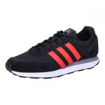 adidas Men's Run 60s 3.0 Leather Shoes, core Black/Better Scarlet/Grey Three, 10 UK