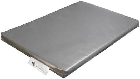 Maximum Pet Products Tough chew waterproof dog crate bed (Large, Grey) 90cm x 60cm x 5cm