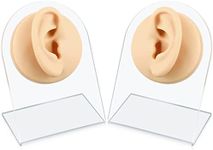 2 Pcs Flexible Silicone Ear Model R