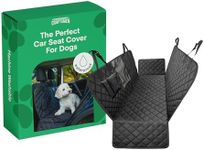 Dog Car Seat Cover - Waterproof Machine Washable Scratchproof Non Slip - Fits Most Cars