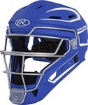 Rawlings | VELO 2.0 Catcher's Helmet | Baseball | Junior (6 1/2" - 7") | Royal/White