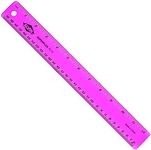 Alvin, FL14, Plastic Superflex Ruler, Flexible and Virtually Indestructible - 12 Inches