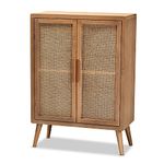 Baxton Studio 162-10554-AMZ Storage, Medium Oak