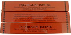 Nepalese/Tibetan Orange & Green Tara Healing Herbal Incense - Packs of 3 or 6 (Orange Tara x 3)