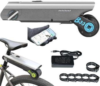 Electric Bike Conversion Kit, Bicycle Electric Booster with Smart App Control, 4 Pedal Assist Modes, 15.5Mph Speed, Up to 31Miles Range, Includes 6 Adapters for Mountain Road Bikes(Blue)