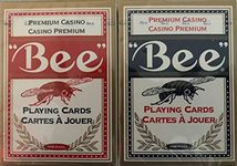 Lot of 12 Bee Premium Gold Trim Box Casino Poker Red Playing Cards Sealed Rare Deck New