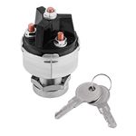 Universal Ignition Switch Lock Switch Assembly with 2 Keys for Car Truck Trailer