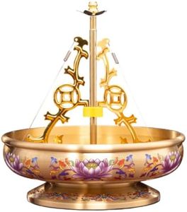 纯铜盘香架家用供奉佛堂香盘伸 Feng Shui Home Office Shop Decorations