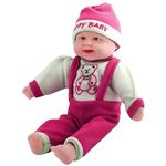 BELLABOTA Baby Doll Laughing Big Model Stuffed Doll Soft Toy for Kids (Multicolor)