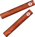 Meinl Percussion Traditional Wood Claves Musical Instrument Sticks — NOT Made in China — for Live, Studio and Classrooms, 2-Year Warranty (CL4IW)