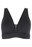 Jockey® Forever Fit™ V-Neck Unlined Bra, Black, 2X