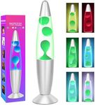 Dalavalampa LED Green Liquid Motion Lamp: Color Changing Night Light for Kids Adults, 13" Small Table Lamps for Home Bedroom Decor, Christmas Lights Indoor Decorations, Birthday Gifts for Boys Girls