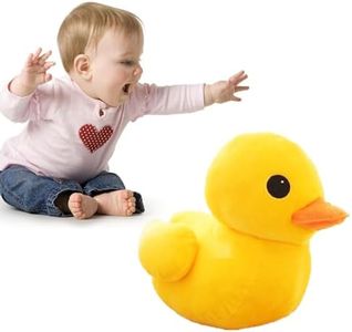 Kiuiom Animales De Peluche Pato Amarillo,Peluche Regalo Pato Amarillo,Animal Peluche Esponjoso Pato,Muñeco Suave Patos Simulados,Pato De Peluche Suave,Pato De Peluche Amarillo