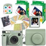 Clikoze Instant Camera Bundle with Fujifilm Wide 400 Camera, Case, 40 Shot Film, Album, Filters, Frame and Stickers