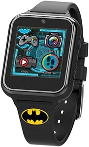 DC Comics- Reloj Interactivo Batman, Color Negro, Talla única (Accutime Watch Corp. BAT4740)