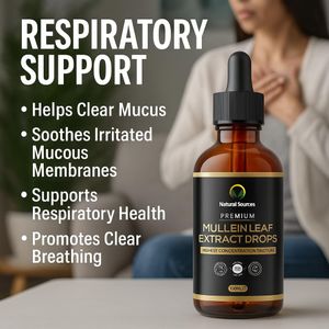 Mullein Leaf Extract 100ml – 1000mg Herbal Supplement