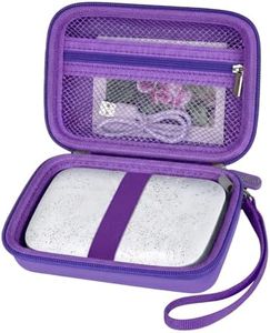 Case Compatible with HP Sprocket Select Portable/ 2nd Edition Instant Photo Printer, Travel Carrying Organizer Holder Fits for Zink Photo Paper, USB Cable and More Accessories (Box Only) (deep purple)
