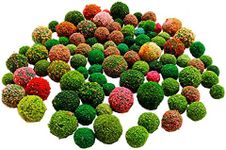 90 Pcs Mixed Bush Trees Model Trees Miniature Vegetation Groups Shrubs Railway Model Architecture Trees Railroad Accessories Mini Trees for Crafts Diorama