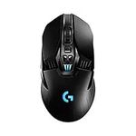 Logitech G903 LIGHTSPEED Wireless Gaming Mouse, HERO 25K Sensor, 25,600 DPI, RGB, Lightweight, Programmable Buttons, 140h Battery Life, POWERPLAY-compatible, Ambidextrous, PC/Mac - Black