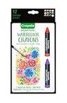 Crayola Signature Premium Watercolor Crayon Sticks & Paintbrush, 12 Count, Gift