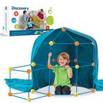 Discovery Toy - Construction Set - Construction Toys - STEM Toys, Building Toys, Kids Toys, Gifts for Boys and Girls, for Kids - 69 Pieces Construction Fort