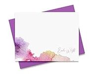 Personalized Watercolor Stationary 