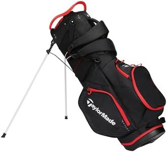Taylormade TF531 Pro Stand Bag Black/Red Mens Caddy Bag 24SS