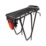 Tortec Supertour Rear Rack: Robust steel construction, adjustable width and height, supports heavy loads, compatible with disc brakes, perfect for long-distance touring, 26-700C