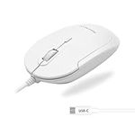 Macally Wired USB C Mouse for Mac a