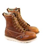 Thorogood Men's American Heritage 8" Moc Toe - Safety Toe brown Size: 9 UK