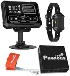 Pawious Wireless Dog Fence - High Precision Containment System for Up to 1 Acre, Indoor & Outdoor, Medium to Large Dogs 6-23in, Rechargeable, Waterproof, Portable - Real-Time Distance Monitoring