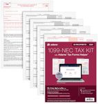 Adams 2024 1099 NEC Tax Forms, 4 Part 1099 Forms, Laser/Inkjet Forms for 50 Recipients, 6 1096 Forms, Access to Tax Forms Helper (1009319)