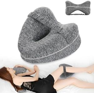 Coussin Genoux pour Dormir, Coussin Orthopédique Genoux, Cou-ssin Entre Jambes pour Dormir, Convient pour Soulager Les Douleurs dans Les Hanches, Les Jambes Et Les Ge-noux Pendant Le Sommeil