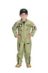 Aeromax Jr. Fighter Pilot Suit with Embroidered Cap, Size 4/6.