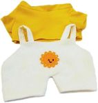 Cartoon Duck Clothes White Yellow S