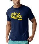 Tee Mafia Unisex Designer Gully boy T-Shirt|Cool Funky Movie T-Shirts | Apna Time aaayega T-Shirt | Gully Gang T-Shirt| Divine T-Shirt |City slums|Navy Blue (Medium)