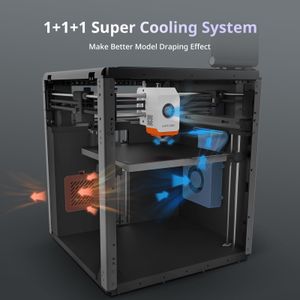 ANYCUBIC Kobra S1 3D Printer – High-Speed FDM, Auto Leveling
