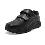 Brooks Women's Addiction Walker V-Strap 2 Walking Shoe, Black/Black, 8.5 X-Wide