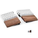 NocFree Lite: Split Wireless Mechanical Keyboard (Linear, Standard Version) - New! Ergonomic, Tenting, Mac & Windows, Fully Programmable, Hot-swappable, PBT Keycaps, 60% Layout