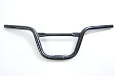 NARROW BMX HANDLEBARS 580mm 23” WIDE, 165mm (6 1/2”) RISE OLD SCHOOL OR MODERN BMX BLACK