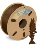 DURAMIC 3D PLA Plus (PLA+) Filament 1.75mm Brown 1kg, 3D Printer Filament Tough PLA Pro 8 Times Strength, Cardboard Spool 3D Printing Filament PLA + Dimensional Accuracy 99% +/- 0.03 mm