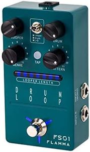 FLAMMA FS01 Drum Machine & Phrase Loop Pedal Guitar Pedal Mix Mode 20 Minutes Looper Capacity 121 Rhythms